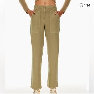ARITZIA | Wilfred modern utility pants Tan Sz 0